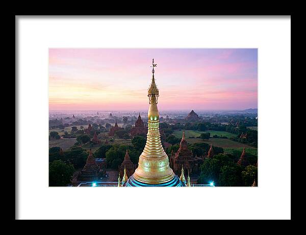 Golden Spire At Sunrise