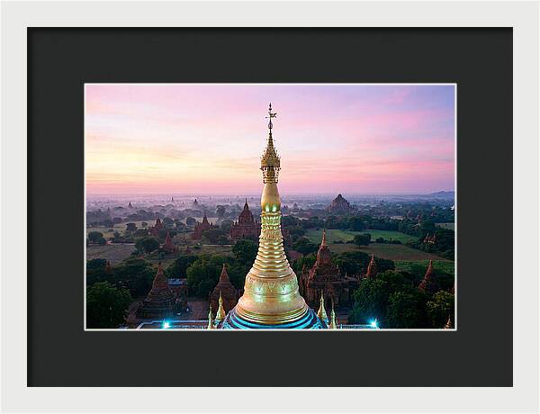 Golden Spire At Sunrise