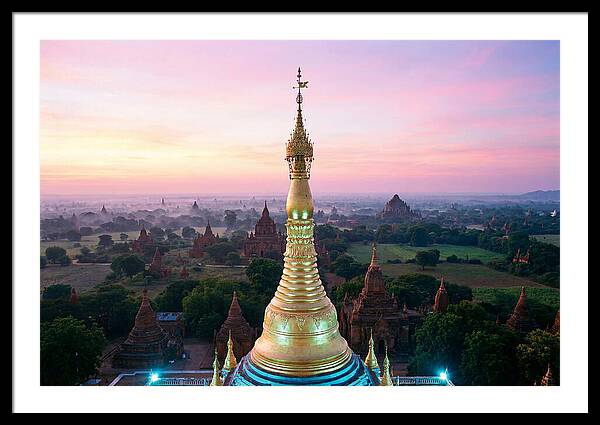 Golden Spire At Sunrise