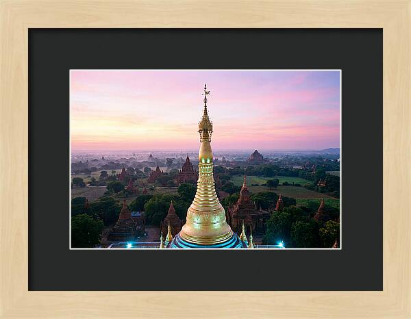 Golden Spire At Sunrise