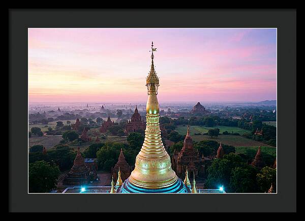 Golden Spire At Sunrise