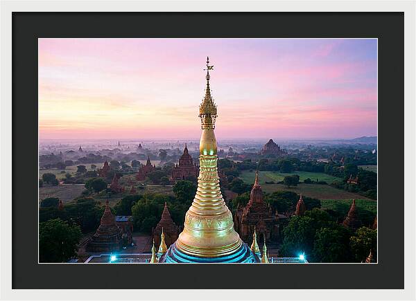 Golden Spire At Sunrise