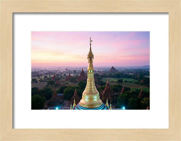 Golden Spire At Sunrise