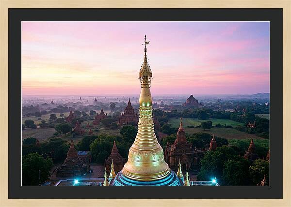 Golden Spire At Sunrise