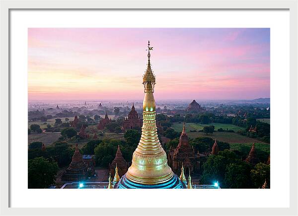 Golden Spire At Sunrise