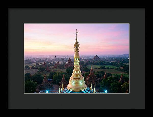 Golden Spire At Sunrise