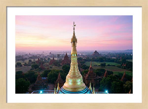 Golden Spire At Sunrise