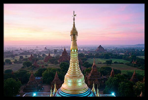Golden Spire At Sunrise