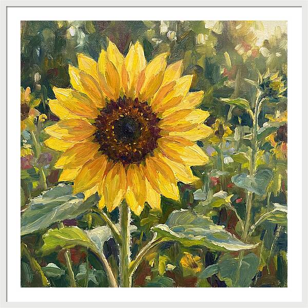 Golden Sunflower Radiance