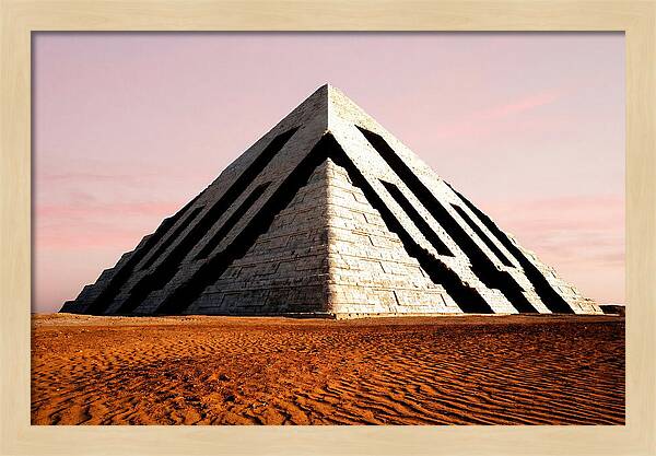 Golden Sunrise Above Giza