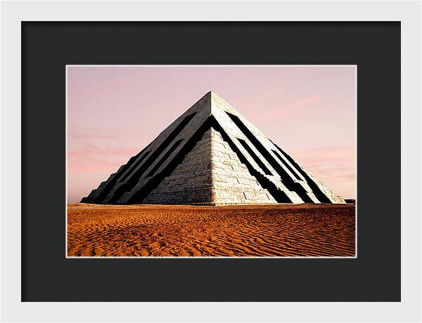 Golden Sunrise Above Giza