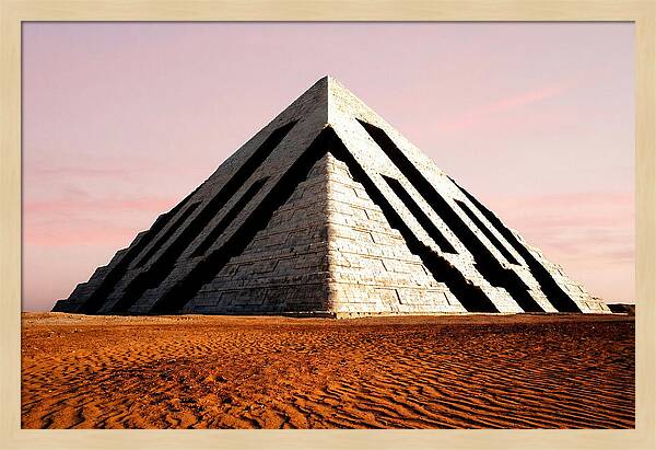 Golden Sunrise Above Giza