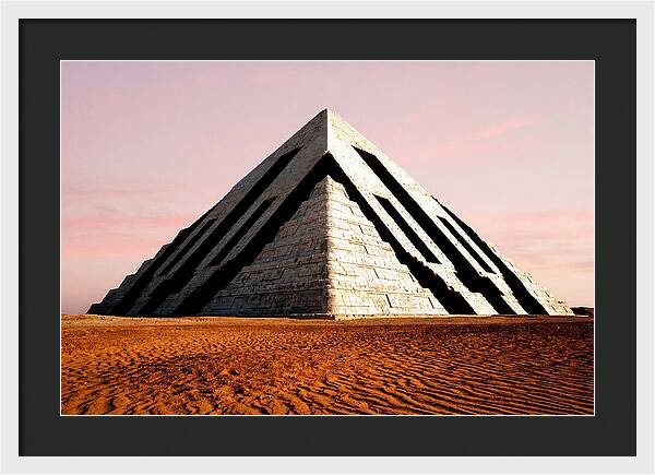 Golden Sunrise Above Giza
