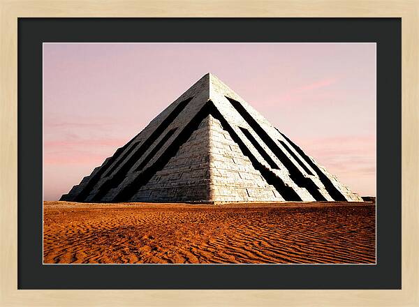 Golden Sunrise Above Giza
