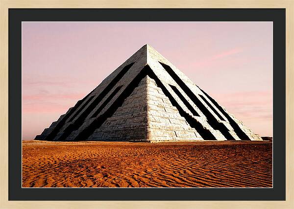 Golden Sunrise Above Giza