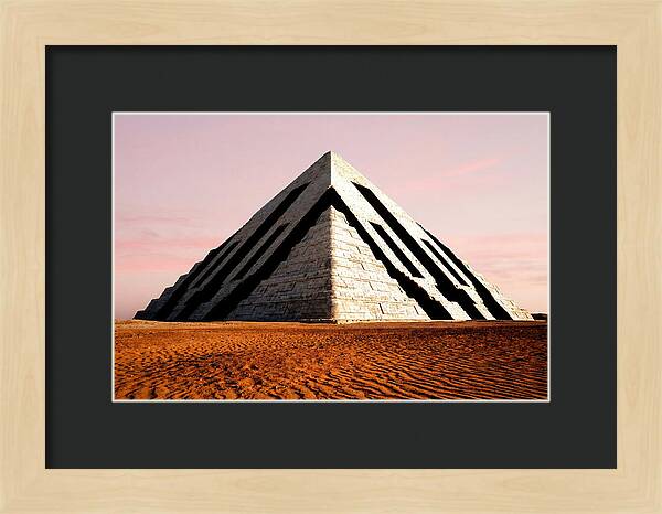 Golden Sunrise Above Giza