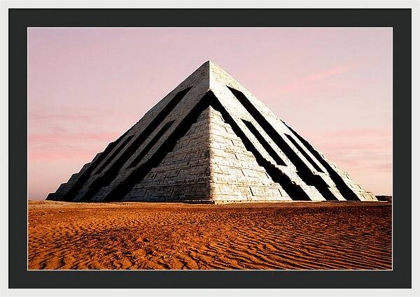 Golden Sunrise Above Giza