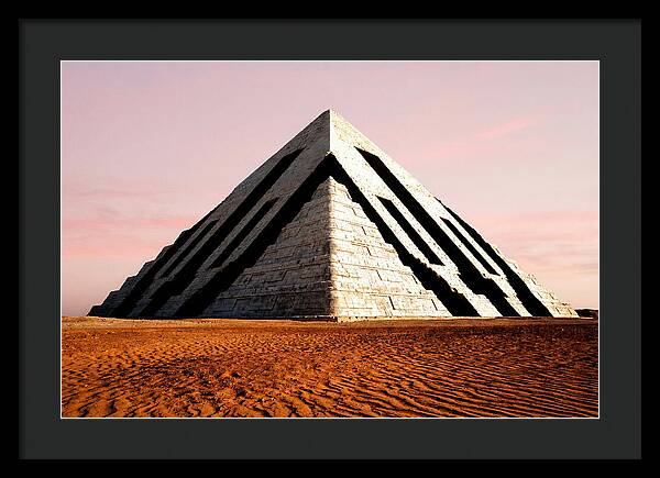 Golden Sunrise Above Giza