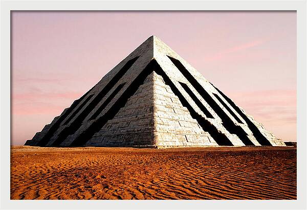 Golden Sunrise Above Giza