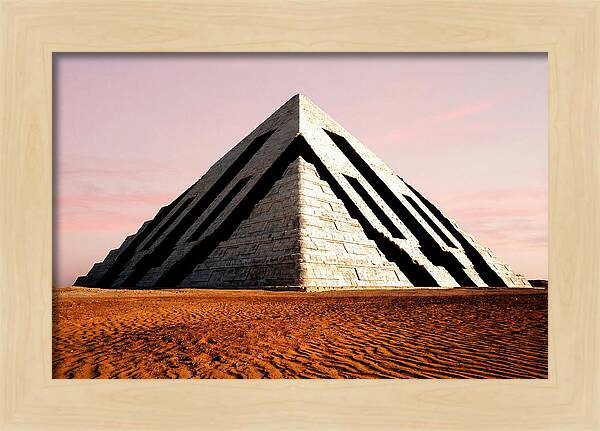 Golden Sunrise Above Giza