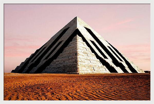 Golden Sunrise Above Giza