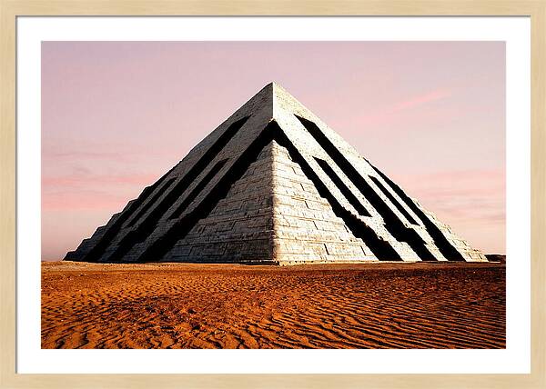 Golden Sunrise Above Giza