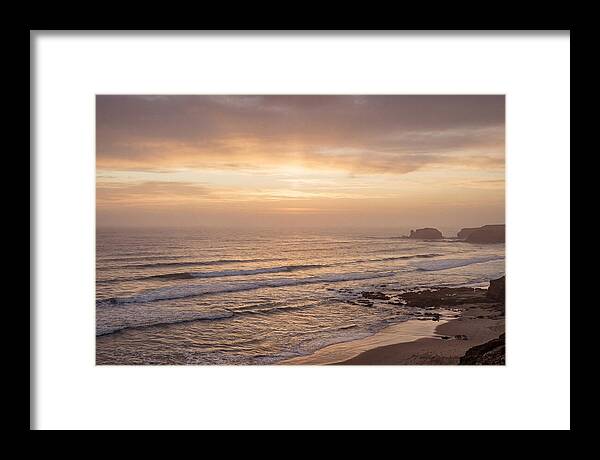 Golden Sunrise Over Calm Ocean