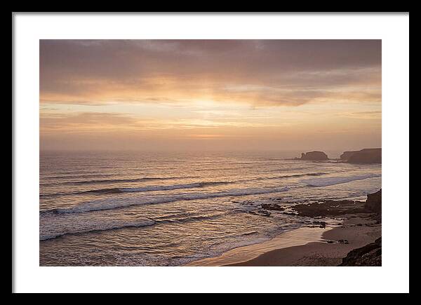 Golden Sunrise Over Calm Ocean