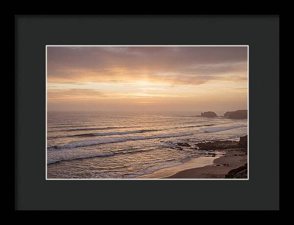 Golden Sunrise Over Calm Ocean