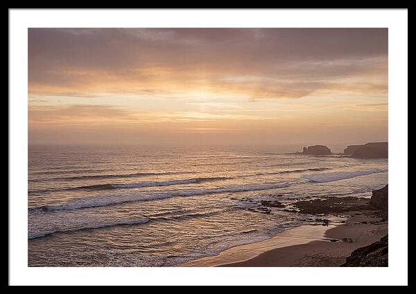 Golden Sunrise Over Calm Ocean