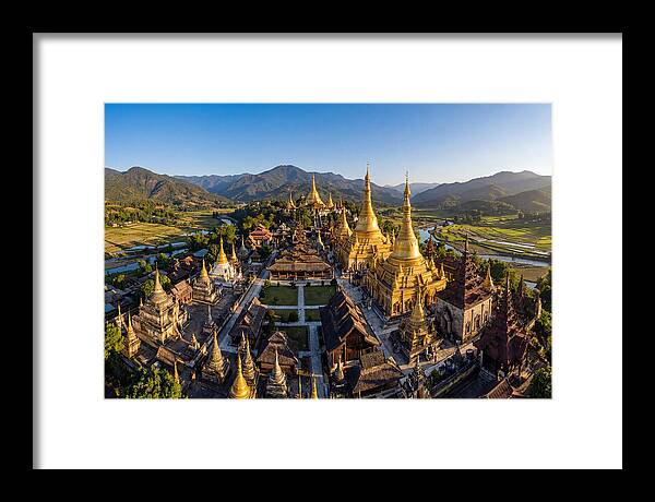 Golden Temples Amidst Nature