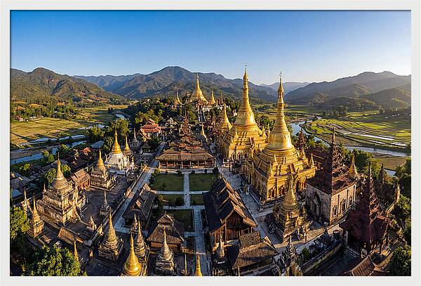 Golden Temples Amidst Nature
