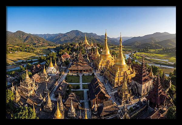 Golden Temples Amidst Nature