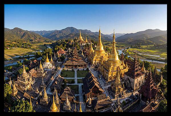 Golden Temples Amidst Nature