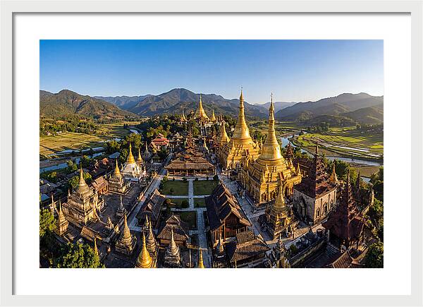 Golden Temples Amidst Nature