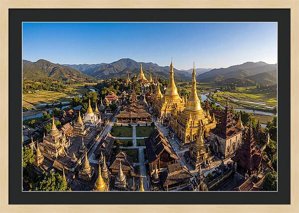 Golden Temples Amidst Nature
