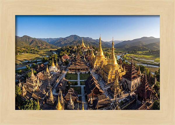 Golden Temples Amidst Nature