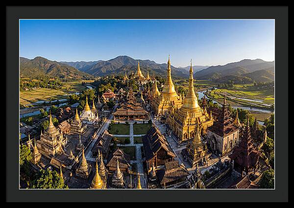 Golden Temples Amidst Nature