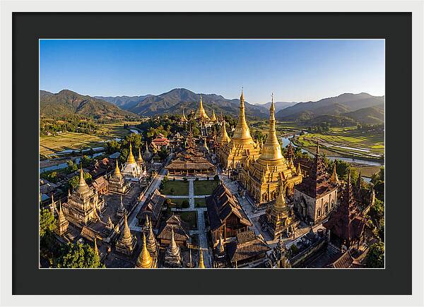 Golden Temples Amidst Nature