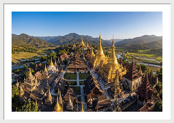 Golden Temples Amidst Nature