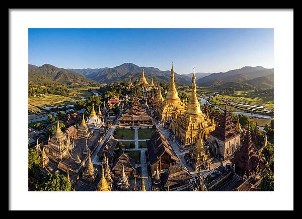 Golden Temples Amidst Nature