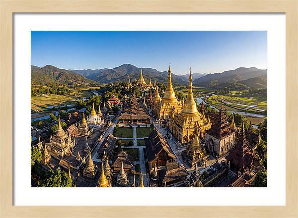 Golden Temples Amidst Nature