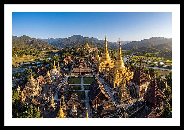 Golden Temples Amidst Nature