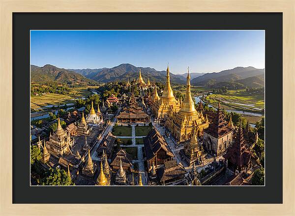 Golden Temples Amidst Nature