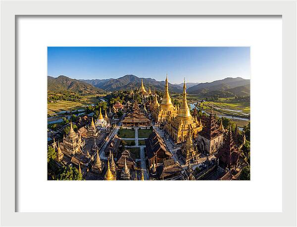 Golden Temples Amidst Nature