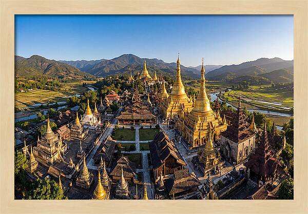 Golden Temples Amidst Nature