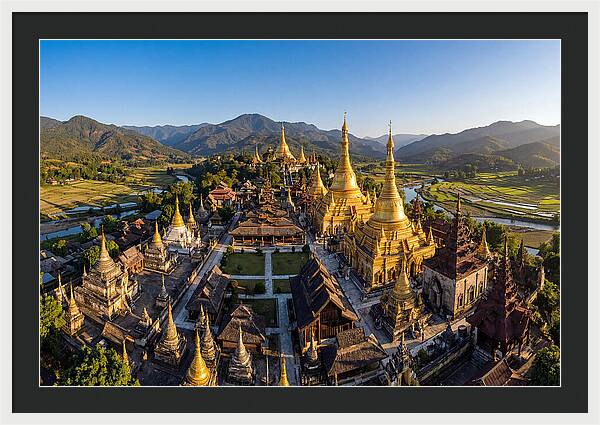Golden Temples Amidst Nature