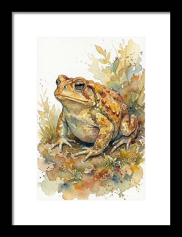 Golden Toad In Nature