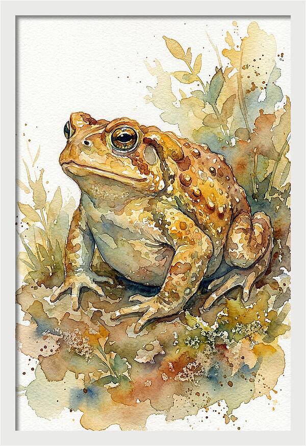 Golden Toad In Nature