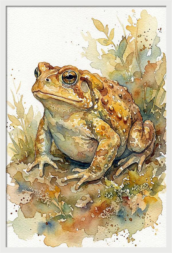 Golden Toad In Nature